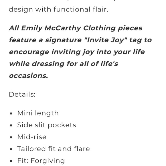 Emily McCarthy Party Shorts in Peekaboo pattern - Picture 9 of 9